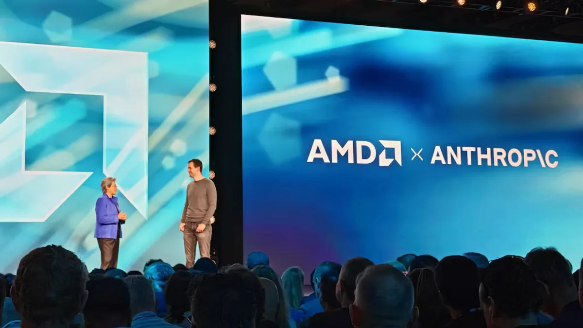 AMD invierte hasta US$5.000M en Anthropic y le venderá 2 GW de chips para entrenar a Claude
