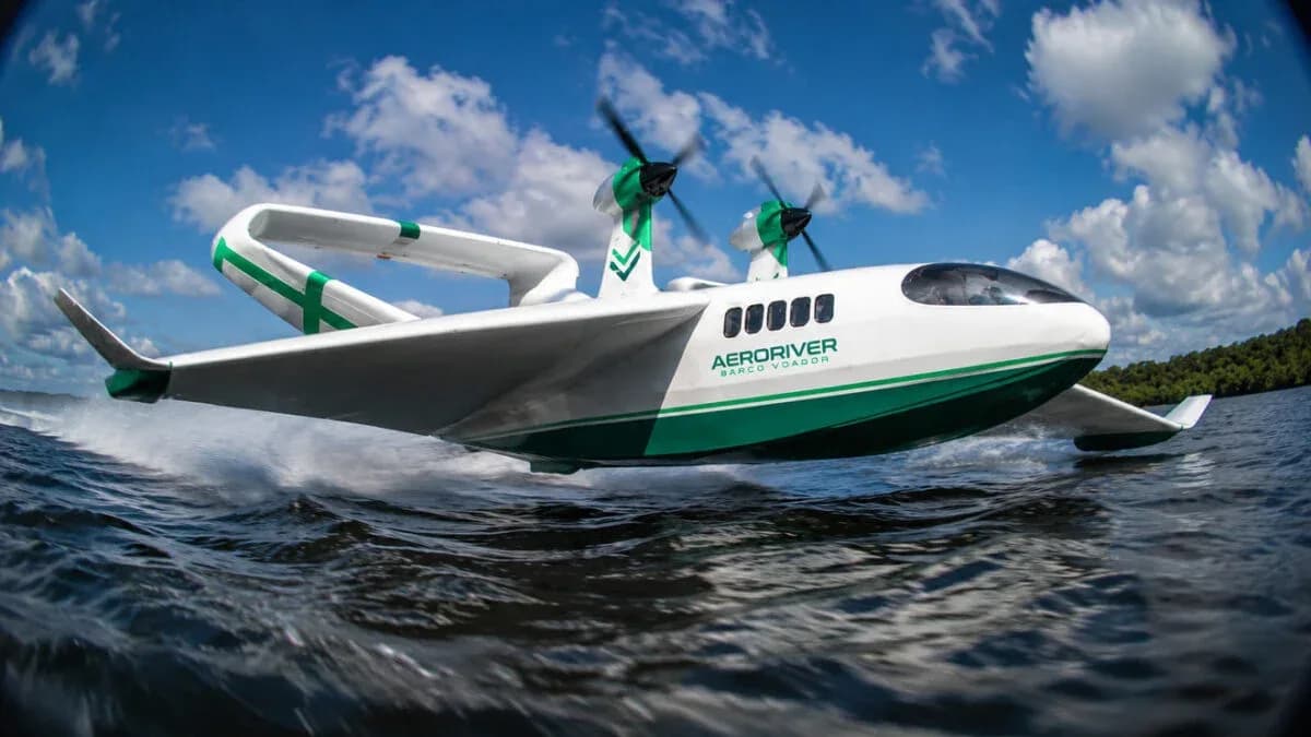 AeroRiver,  un barco volador para los ríos del Amazonas
